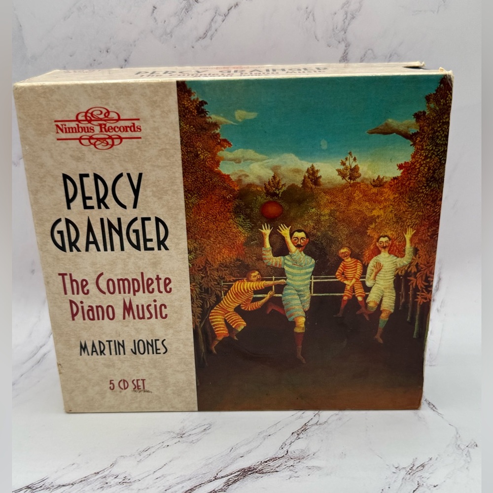 Martin Jones/ Percy Grainger The Complete Piano Music 5 CD set nimbus records